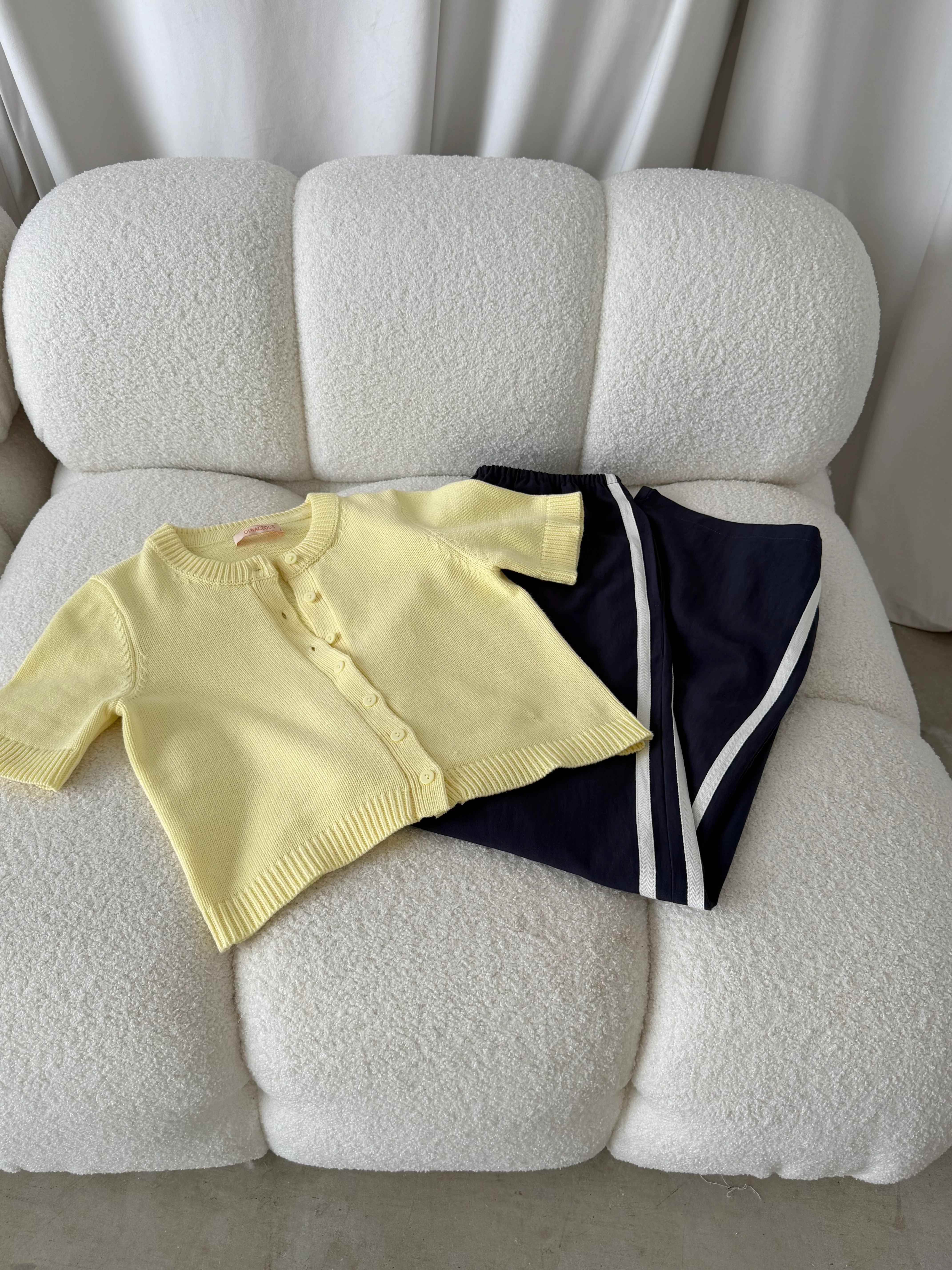 Payton Short Sleeve Knit Top in Butter - Image 4