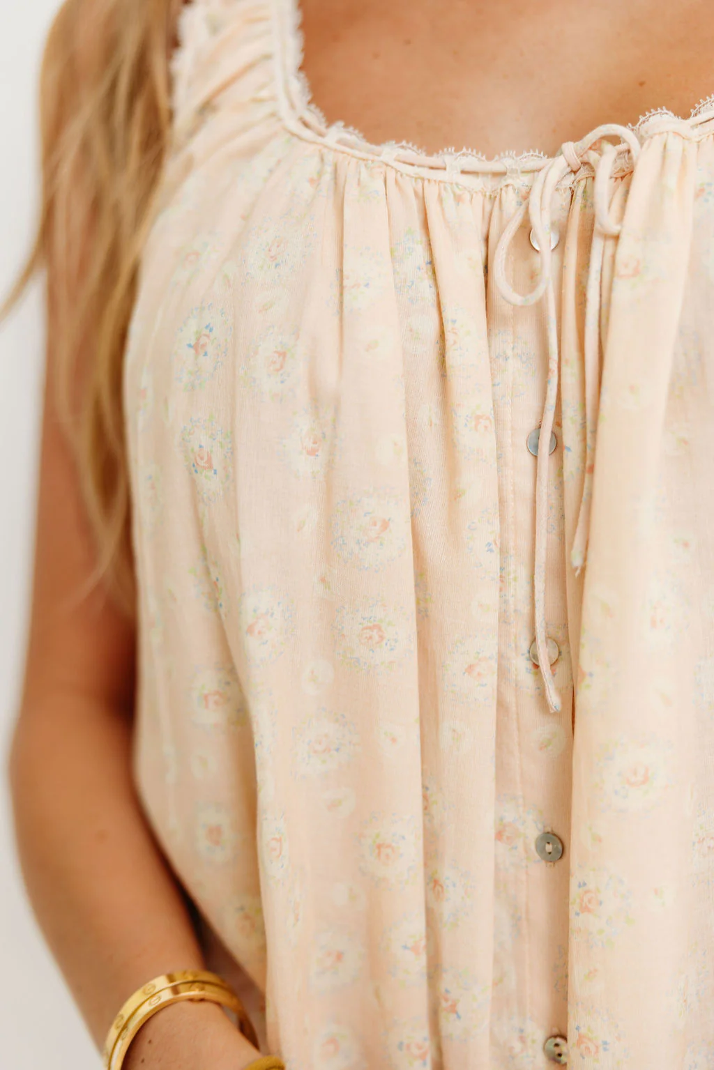 Rosemary 100% Cotton Mini Dress in Sugar Shack - Image 17