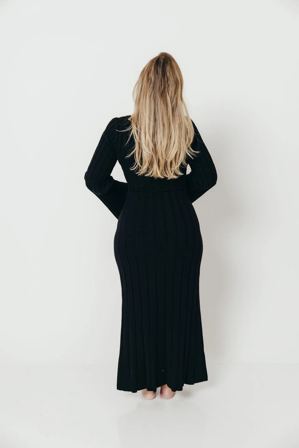 Rowan Square Neck Maxi Dress in Black *Final Sale* - Image 10