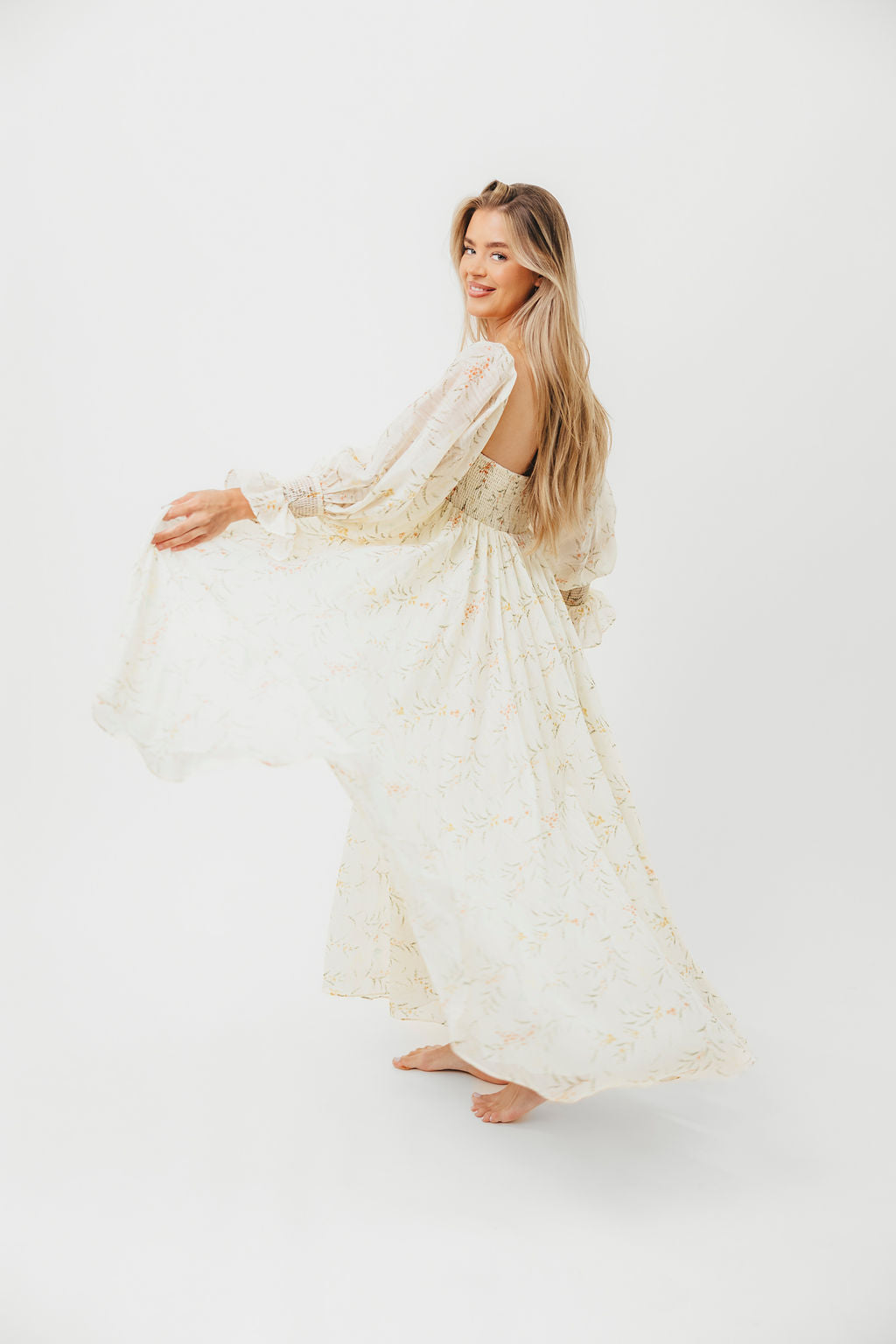 Ryder Grace Maxi Dress in Cream - Image 31