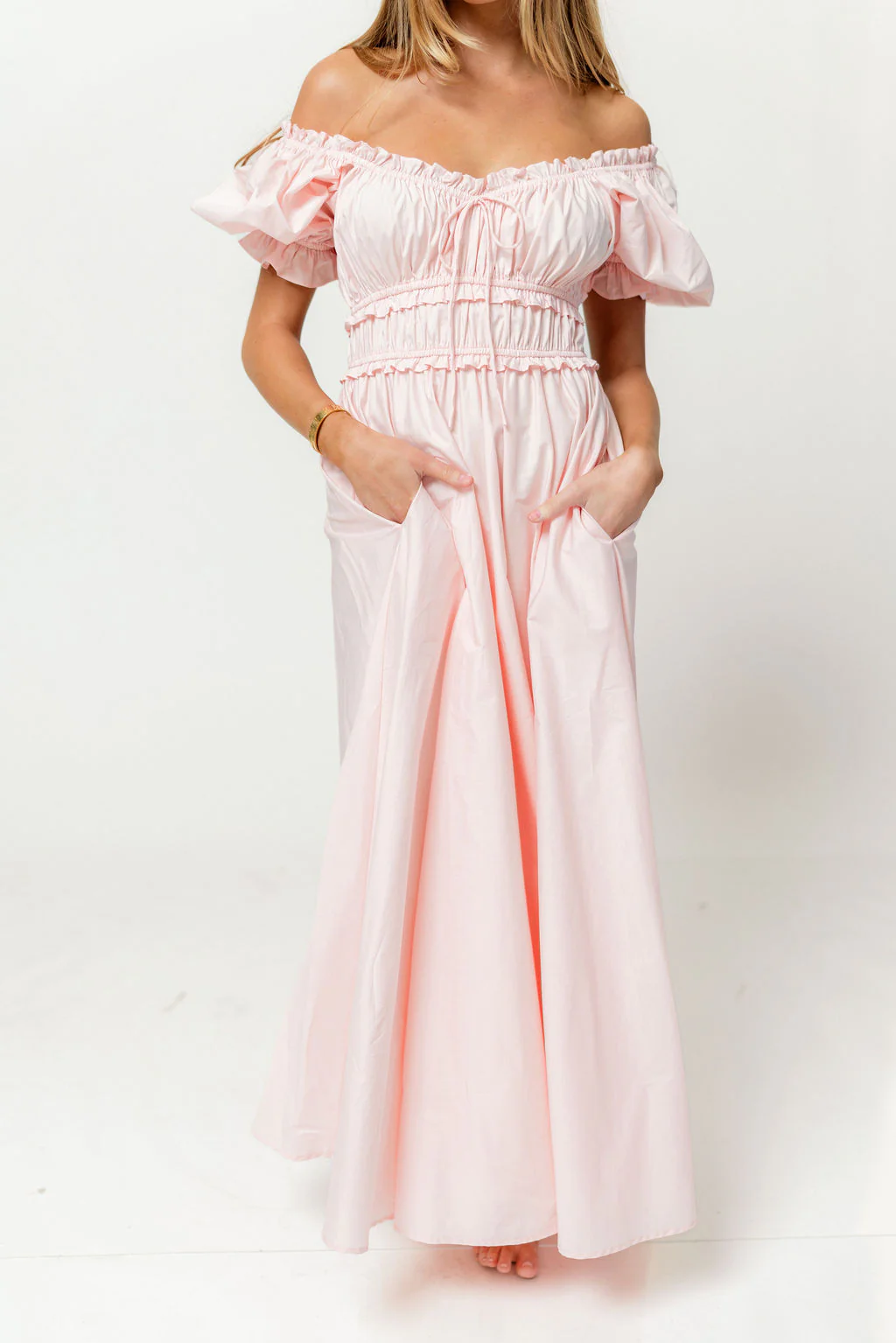 Sydnee Cotton Maxi Dress in Pale Pink - Bump Friendly *8/4 PRE-ORDER* - Image 10