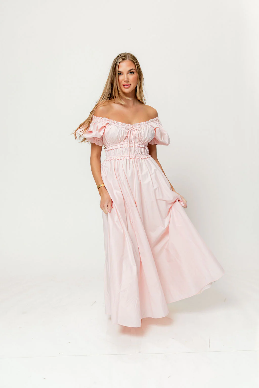 Sydnee Cotton Maxi Dress in Pale Pink - Bump Friendly *8/4 PRE-ORDER* - Image 7