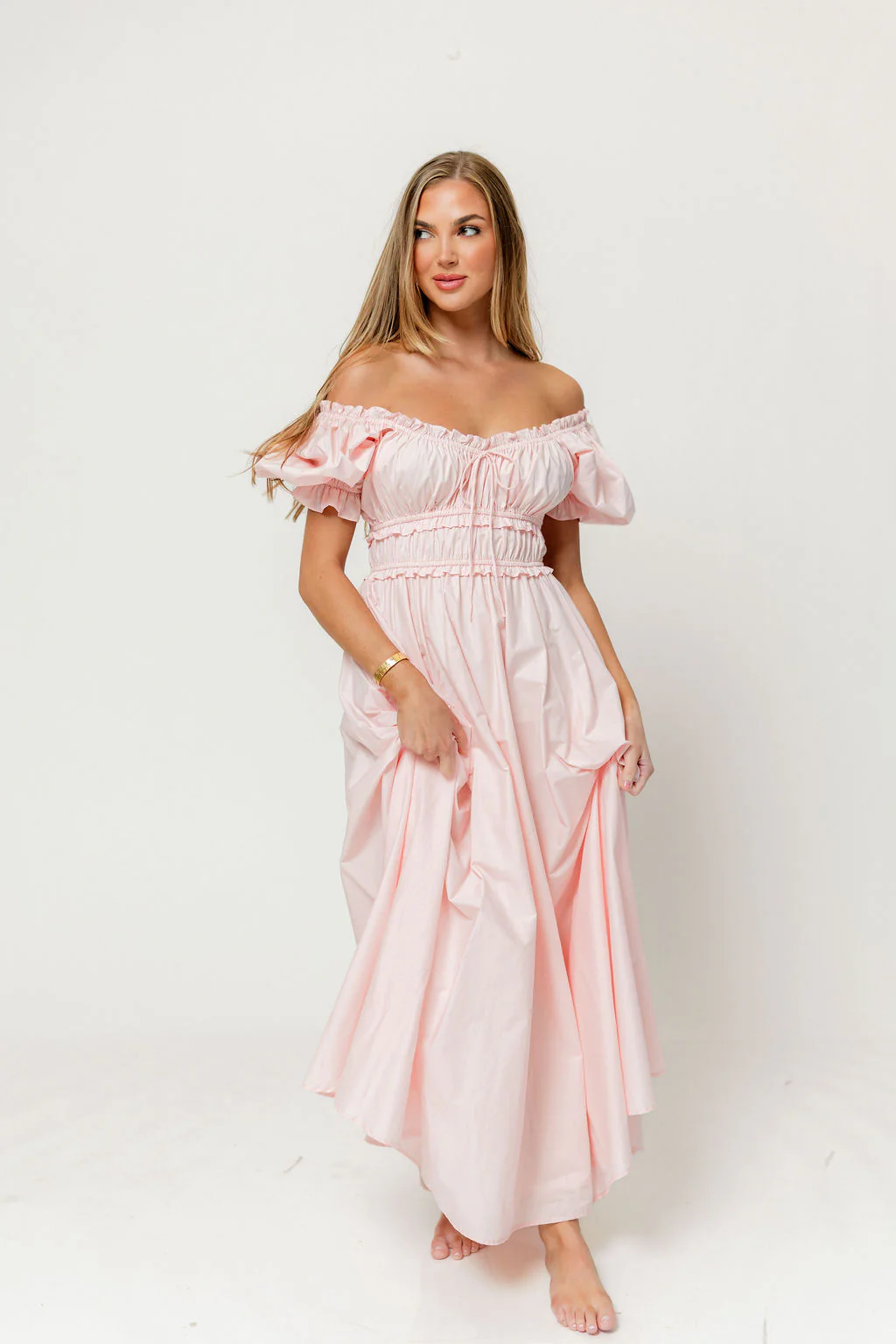 Sydnee Cotton Maxi Dress in Pale Pink - Bump Friendly *8/4 PRE-ORDER* - Image 8