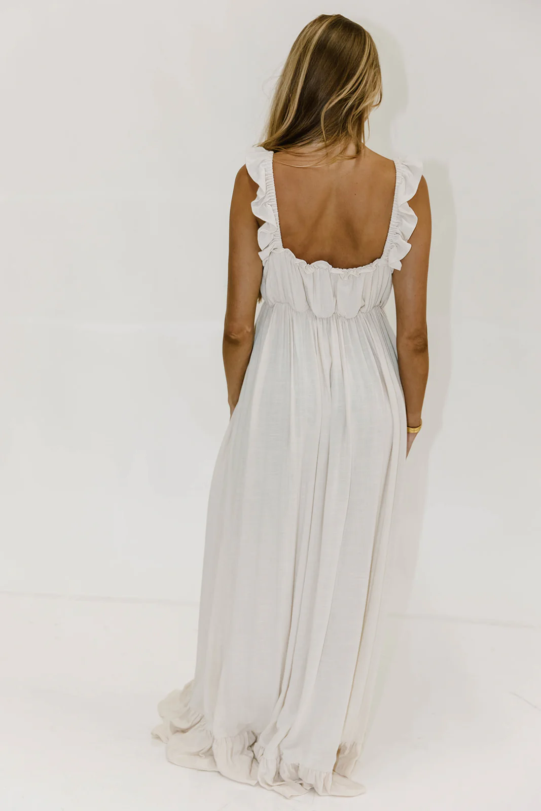 Tall Grass Maxi Dress in Natural - Image 15
