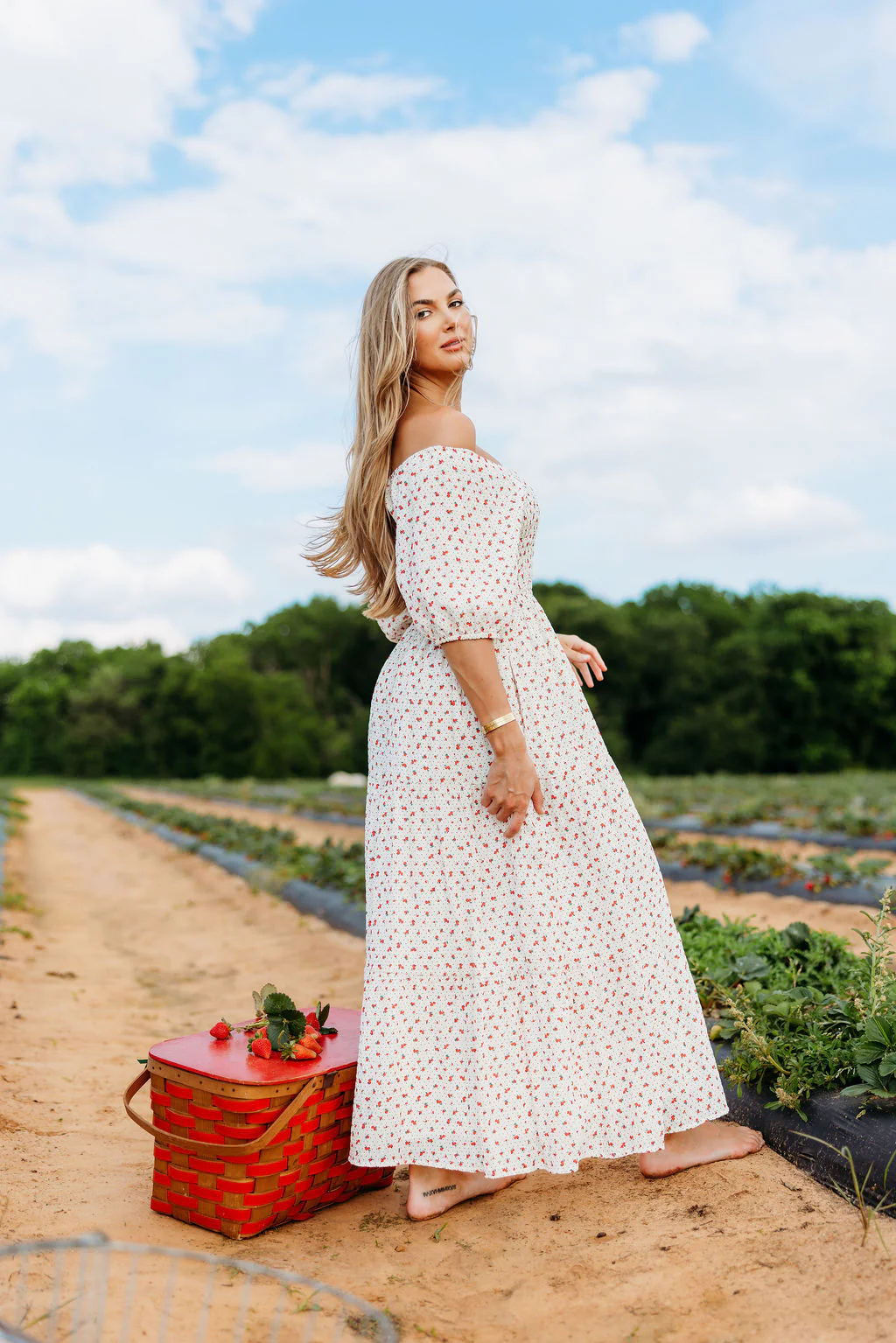 Indy Maxi Dress in Lipstick Red - Image 3