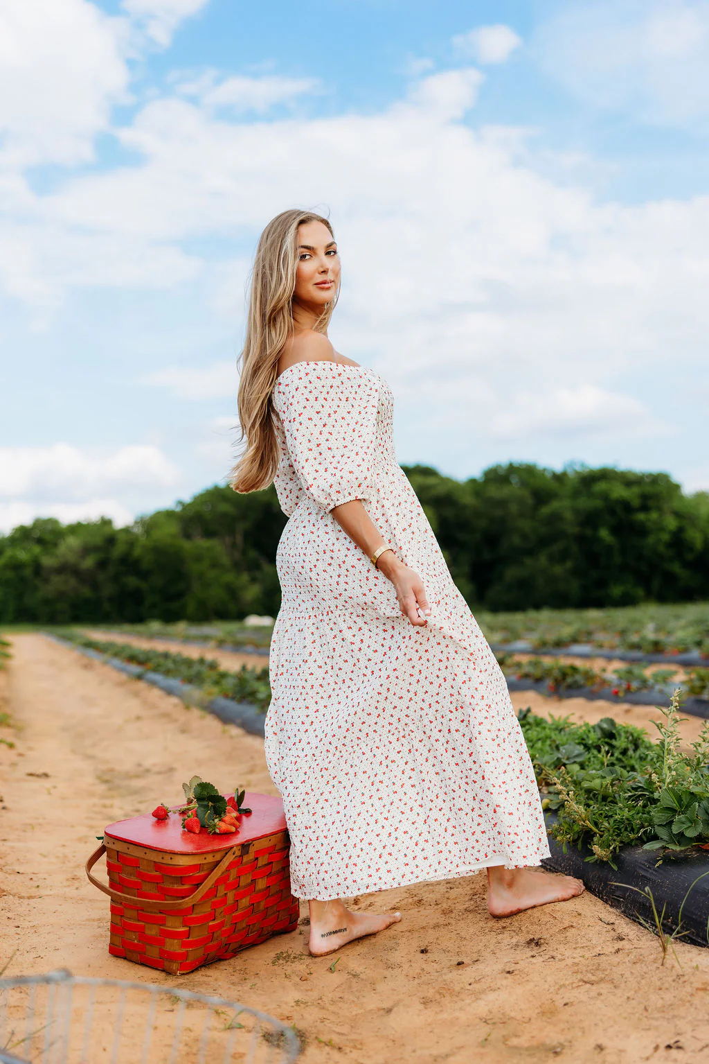 Indy Maxi Dress in Lipstick Red - Image 5