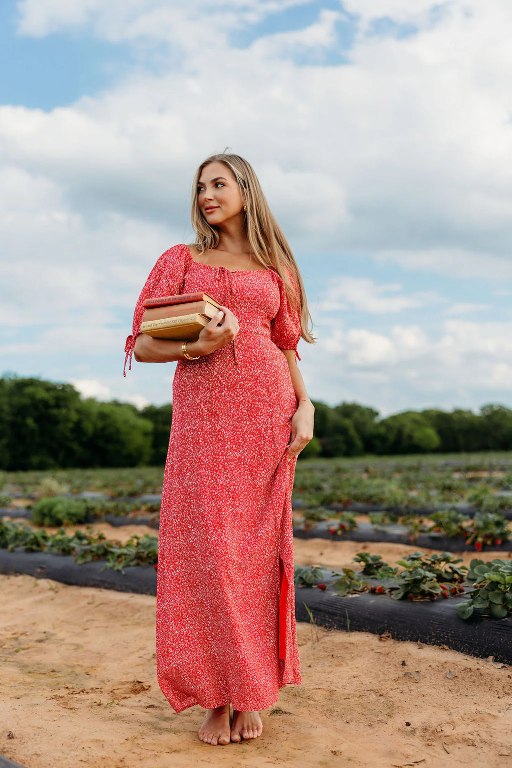 Jamie Maxi Dress in Berry Crush - Image 5
