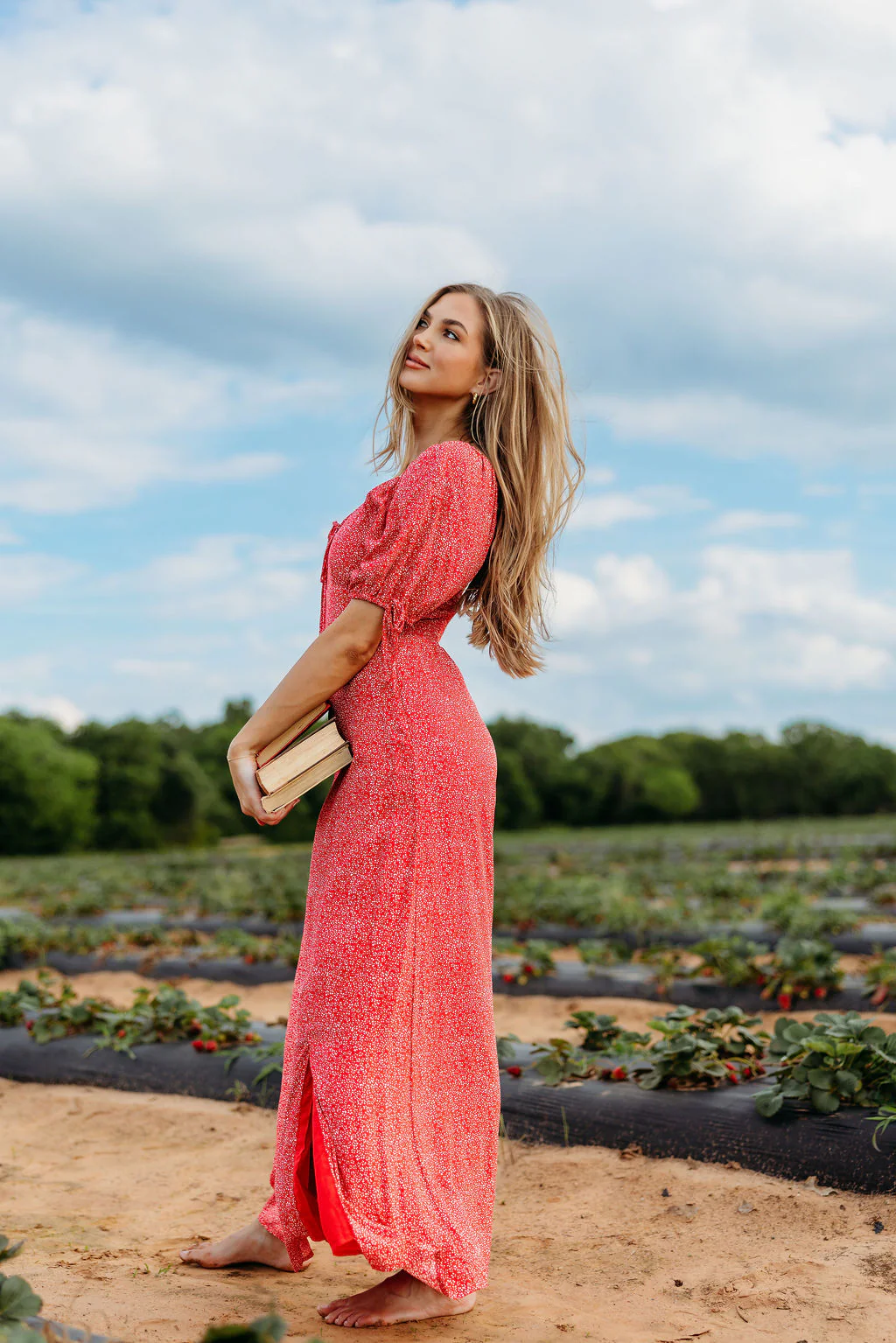 Jamie Maxi Dress in Berry Crush - Image 6