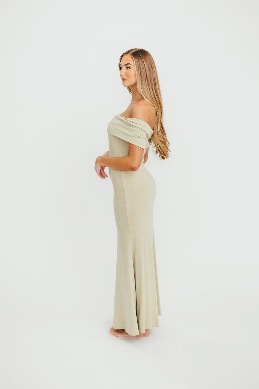 Monroe Maxi Dress in Sage - Bump Friendly - Image 7
