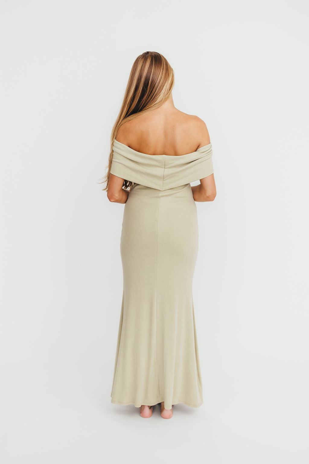 Monroe Maxi Dress in Sage - Bump Friendly - Image 8