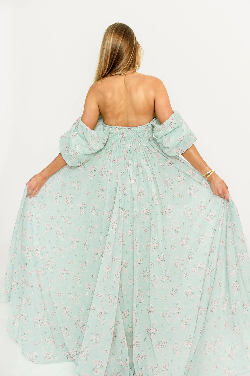 Willow Maxi Dress in Cottage Sage - Image 12